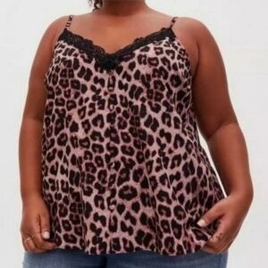 Torrid Sophie Satin Lace Trim Cami